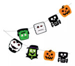 Guirnalda Halloween TRANSILVANIA . Medida 3 Mts . Trae 8 Imagenes.