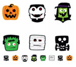 Guirnalda Halloween TRANSILVANIA . Medida 3 Mts . Trae 8 Imagenes. - Imagen 5