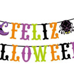 Guirnalda Banderin Happy Halloween BRUJILDA