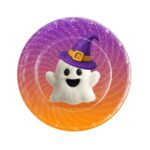 Platos de Polipapel  Halloween DULCE x 8 Unidades. Modelos Surtidos en el Pack . - Imagen 4