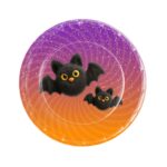Platos de Polipapel  Halloween DULCE x 8 Unidades. Modelos Surtidos en el Pack . - Imagen 6