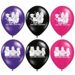 Globos Estampados GUERRERAS K-POP x 10 Unidades.