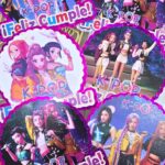 Topper Para Torta Glitter GUERRERAS K-POP. Modelos Varios.