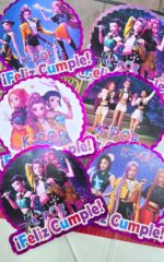 Topper Para Torta Glitter GUERRERAS K-POP. Modelos Varios.
