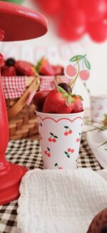 Vasos Polipapel Sweet Cherry x 10 - Imagen 3