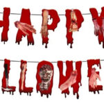 Banner Sangriento Happy Halloween PS
