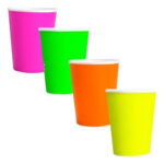 Vasos x 10 FLUOR Multicolor