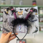 Vincha PATAS DE BRUJAS CON CASCABELES  Halloween