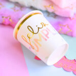 VASOS POLIPAPEL "FELIZ CUMPLE" SPRINKLES x10un. - Imagen 2