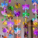 Cortina Metalizada MARIPOSA MULTICOLOR - Imagen 4