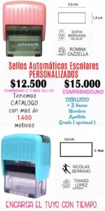 Sello Automatico Personalizado ESCOLAR. - Imagen 3