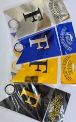 Banderin FELIZ CUMPLEAÑOS METALIZADOS Pleno Varios Colores. - Imagen 2