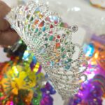 CORONA METAL DELUXE STRASS Y DIAMANTE Plata