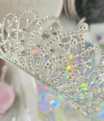 CORONA METAL DELUXE STRASS Y DIAMANTE Plata - Imagen 3