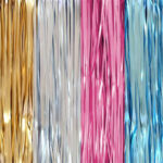 Cortinas Metalizadas Comun COLORES MATE. Varios Colores .