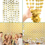 Cortinas Metalizadas Forma de ESTRELLAS Varios Colores .
