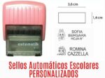Sello Automatico Personalizado ESCOLAR. - Imagen 2