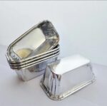 Molde Para MINI BUDIN Metalizado Pleno Apto Horno. x 10 Unidades. Dorado Plata o GoldRose - Imagen 3