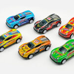 Autitos de CARRERA PULL BACK  Multicolor x 4 Unidades.