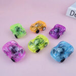 Autitos de Colores PULL BACK Cristal Multicolor x 6 Unidades.