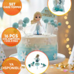 Set CAKE TOPPER FROZEN . Trae 16 Piezas Como se Muestra en la Foto.