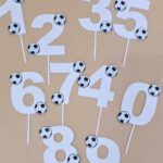 Topper Numero FUTBOL PELOTA BLANCOS - Imagen 2