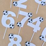 Topper Numero FUTBOL PELOTA BLANCOS - Imagen 4