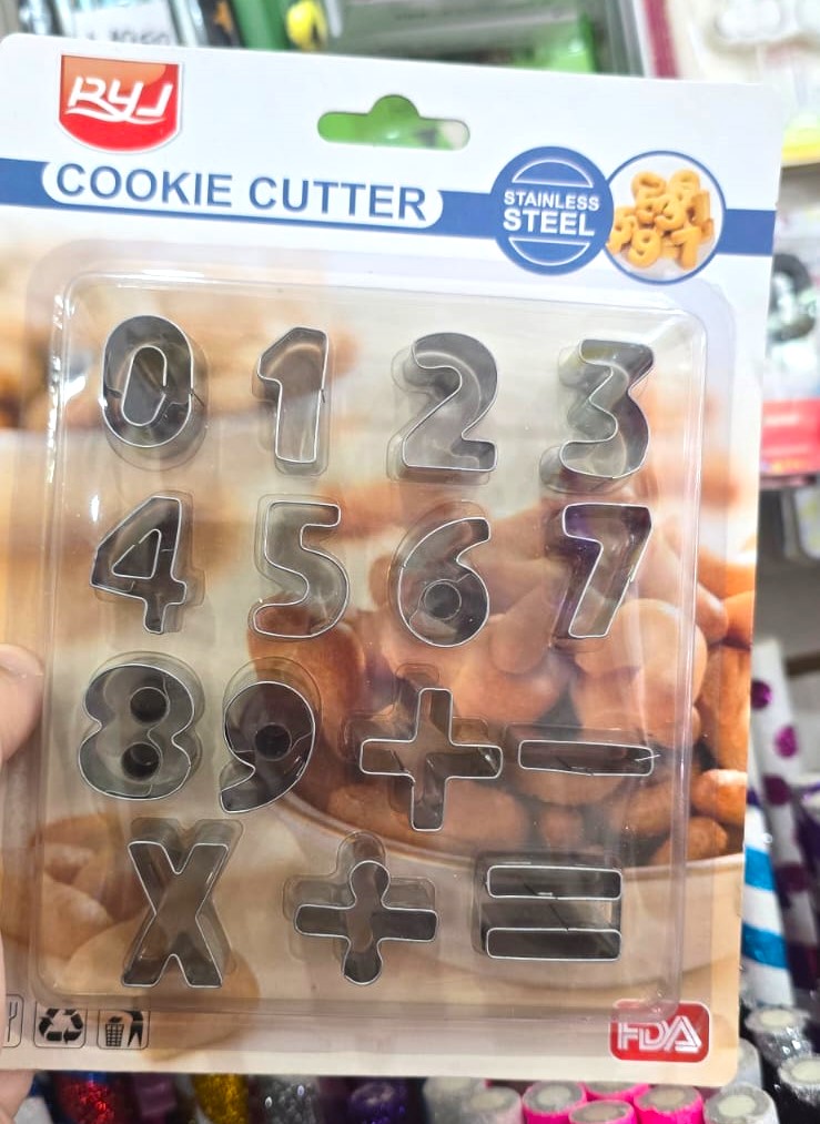 WhatsApp Image 2026-03-04 at 16.05.03 Cortante de Acero NUMEROS Son 15 Piezas. Miden 2,5 cm las Piezas. - Imagen 1