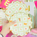 PLATOS "BUNNY PASCUA" x10un. Con Stamping Dorado - Imagen 2