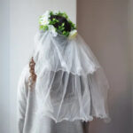 VELO DE NOVIA BRIDE CON TIARA DE FLORES
