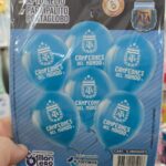 Globos CAMPEONES DEL MUNDO X 6