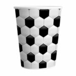 Vasos Polipapel FUTBOL PELOTA CANCHA  x 8