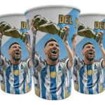 Vasos Grandes Polipapel x 8 Unidades Linea  SELECCION ARGENTINA 380cc