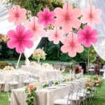 Set Rosetas Abanicos FORMA DE FLORES X 6. Varias Medidas. Gama ROSAS
