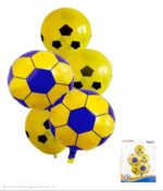 Set de Globo PELOTA FUTBOL Boca o RIVER X 5 - Imagen 2