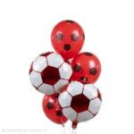 Set de Globo PELOTA FUTBOL Boca o RIVER X 5 - Imagen 3