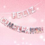 Banderin FELIZ CUMPLEAÑOS CON FLECOS. Varios Colores. - Imagen 3