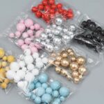 Toppers Esferas Bolas Para Tortas Plasticas. PACKS X 10 PAQUETES X 20 Unidades. Varios colores. Por Mayor.