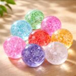 Pelotas Saltarinas Gliter x 6 Unidades.