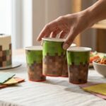 Linea de Cotillon: PIXEL GAME VASOS POLIPAPEL X8