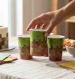 Linea de Cotillon: PIXEL GAME VASOS POLIPAPEL X8