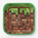 Linea de Cotillon: PIXEL GAME PLATOS POLIPAPEL X 8 - Imagen 4