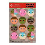 Linea de Cotillon: PIXEL GAME STICKERS X 24 - Imagen 4