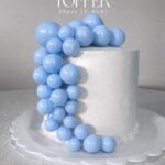 Toppers Esferas Bolas Para Tortas Plasticas CELESTES Varias Medidas en el Pack x 20 Unidades.
