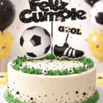 TOPPER ADORNO TORTA FC  FUTBOL PELOTA BOTIN GOOL.