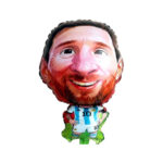 Globo Metalizado MESSI CABEZON . Mide 60x43 cm