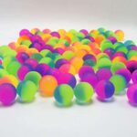 Pelotas Saltarinas Grandes 4,5 Cm Degrade Fluor x 5