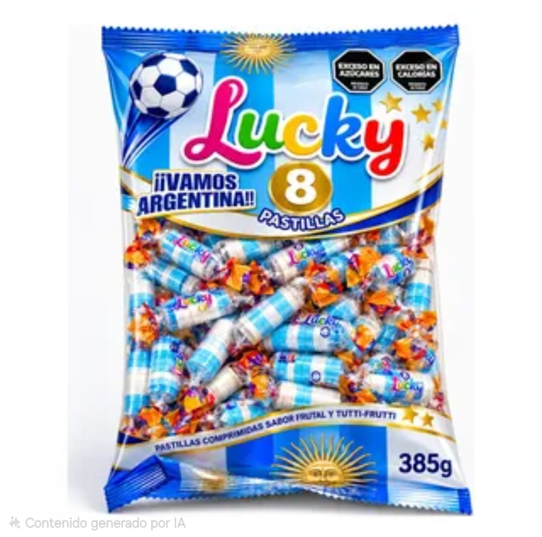 WhatsApp Image 2026-06-08 at 11.35.33 (1) Pastillitas Lucky ARGENTINA 385 grs. - Imagen 1