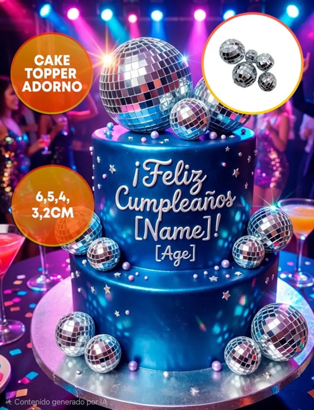 WhatsApp Image 2026-07-02 at 13.13.45 (1) SET CAKE TOPPERS ESFERAS BOLAS DE BOLICHES ESPEJADAS X 5 UNIDADES. Medidas: 6/5/4/3/2CM. Viene Una de cada Una. - Imagen 1