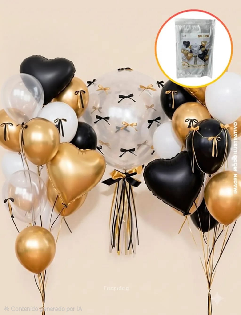 WhatsApp Image 2026-07-02 at 13.29.19 (2) Set de Globo XL 46 Piezas COQUETTE NEGRO DORADO Y BLANCO - Imagen 1
